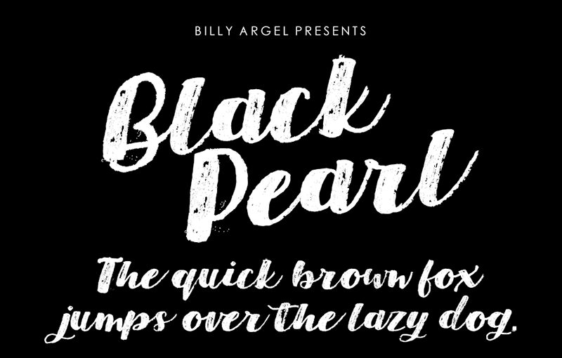 Black Pearl Schriftart