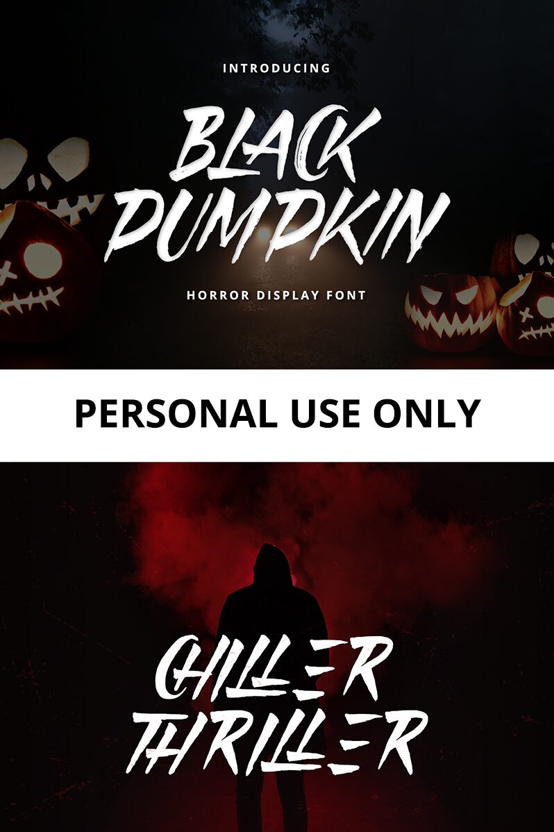 Black Pumpkin Schriftart