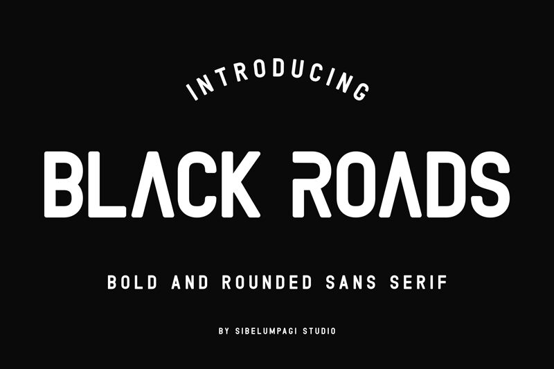 Black Roads Czcionka