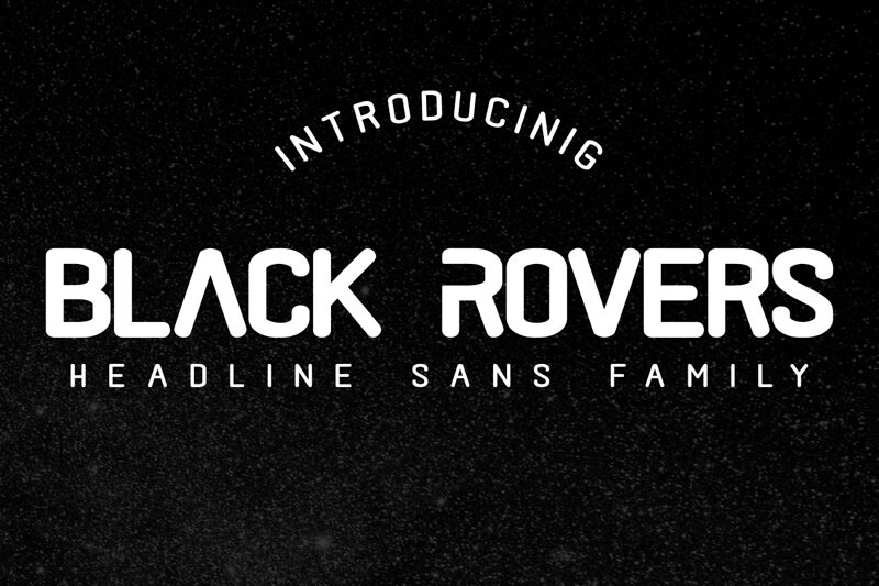 black rovers Czcionka