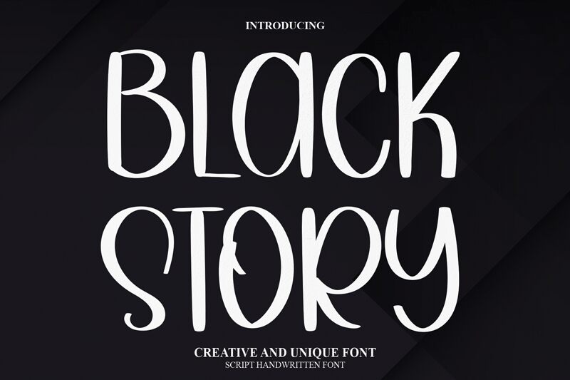 Black Story Carattere