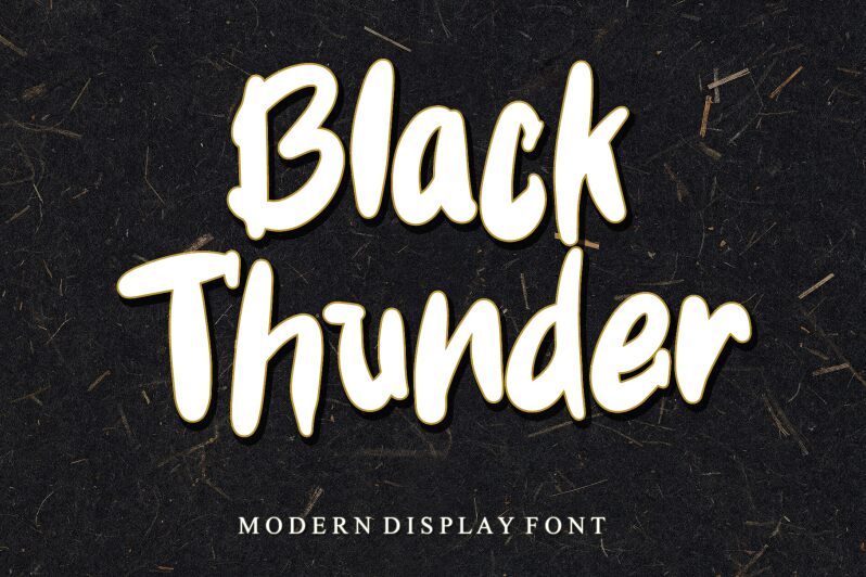 Black Thunder Schriftart