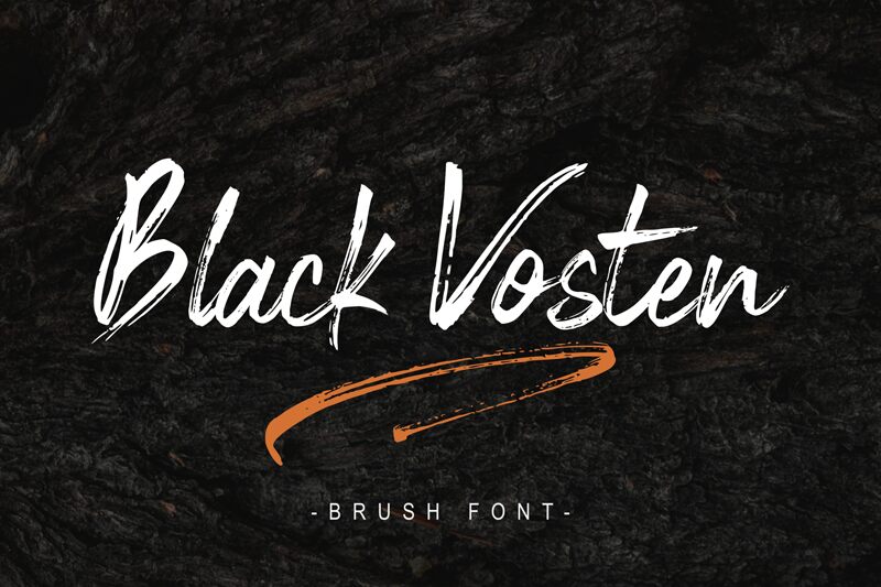 Black Vosten Шрифт