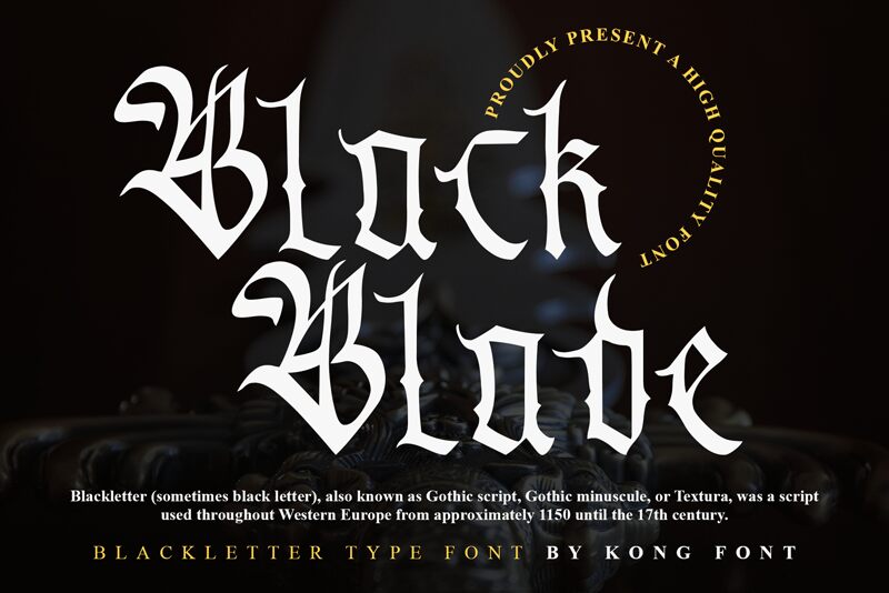 Blackblade Schriftart