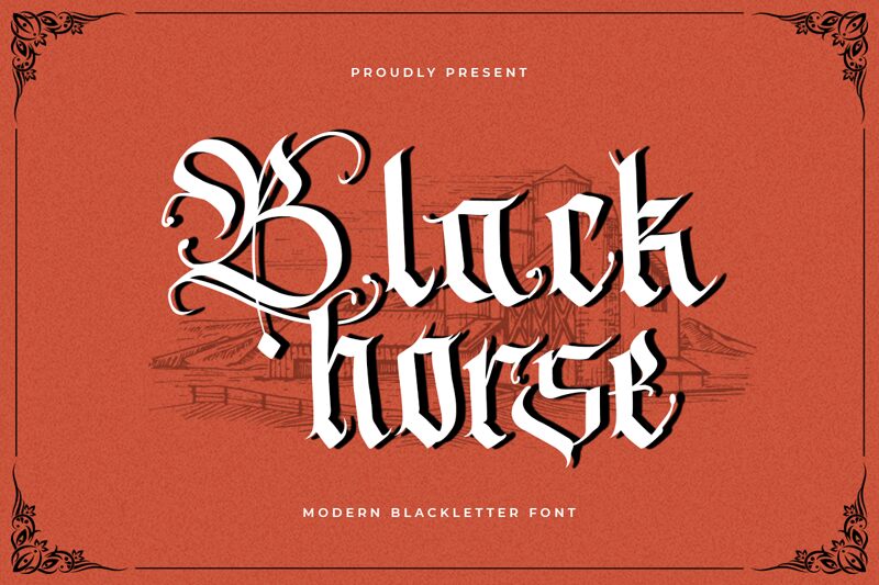 Blackhorse Carattere