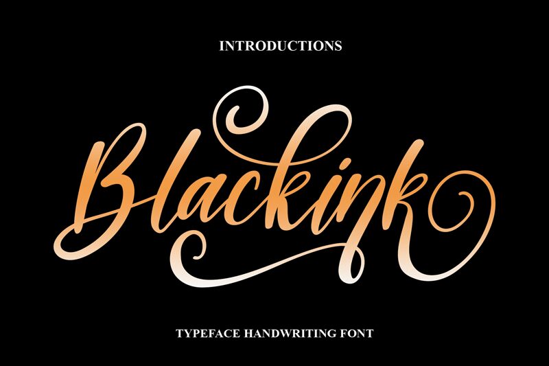 Blackink Czcionka