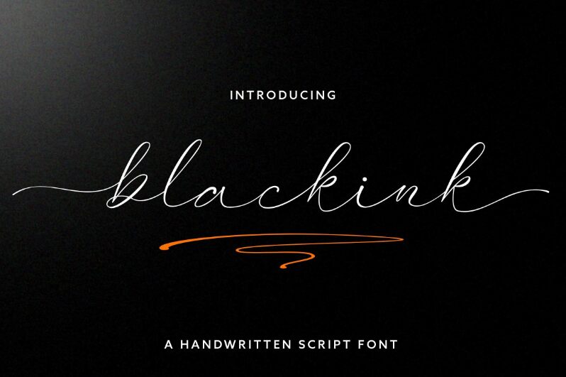 Blackink font