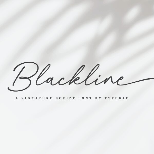 Blackline Schriftart