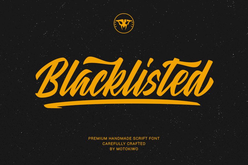 Blacklisted Schriftart