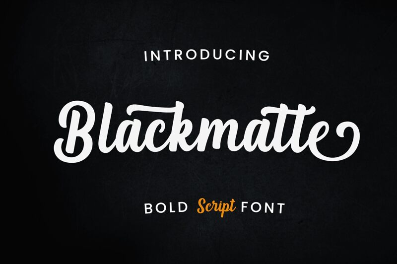 Blackmatte Czcionka