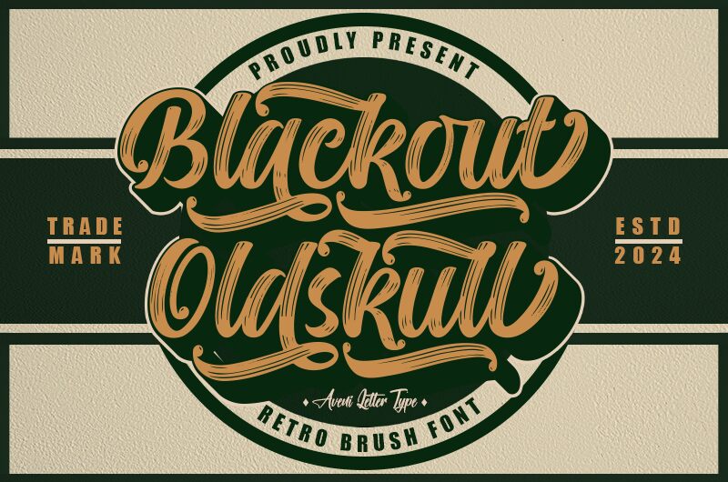 Blackout Oldskull Carattere