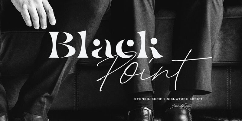 Black Point Schriftart