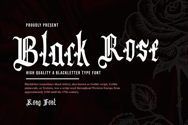 Blackrose Carattere