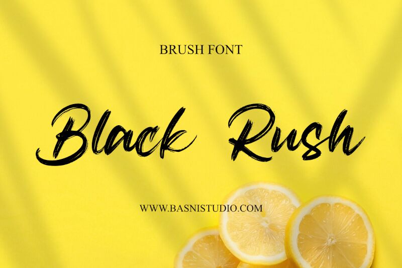 Blackrush Шрифт
