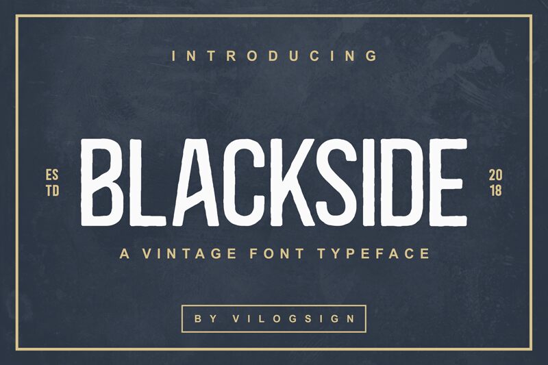Blackside Schriftart
