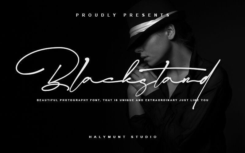 Blackstand Schriftart