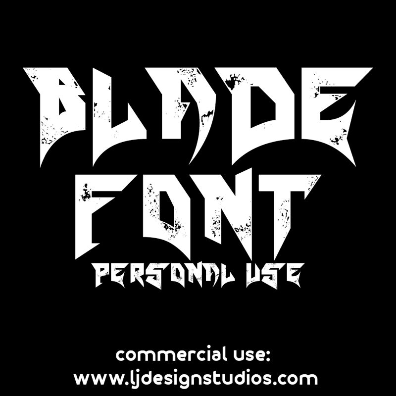 Blade Czcionka
