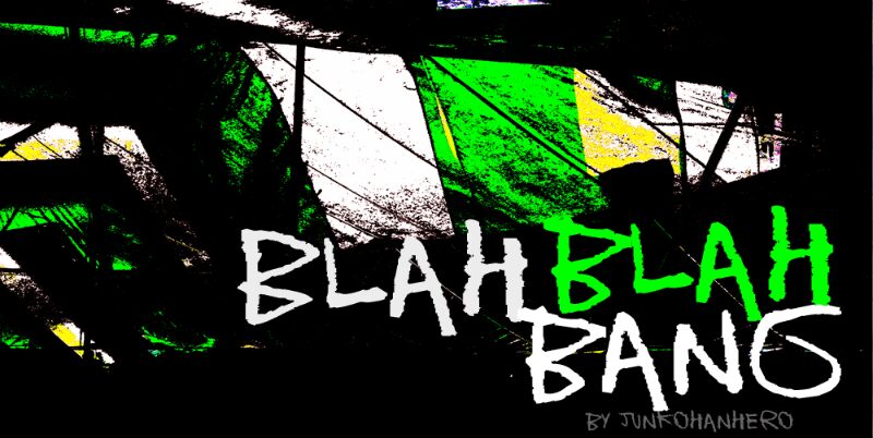 Blah blah bang Carattere