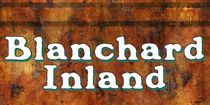 Blanchard Inland Schriftart