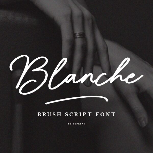 Blanche Schriftart