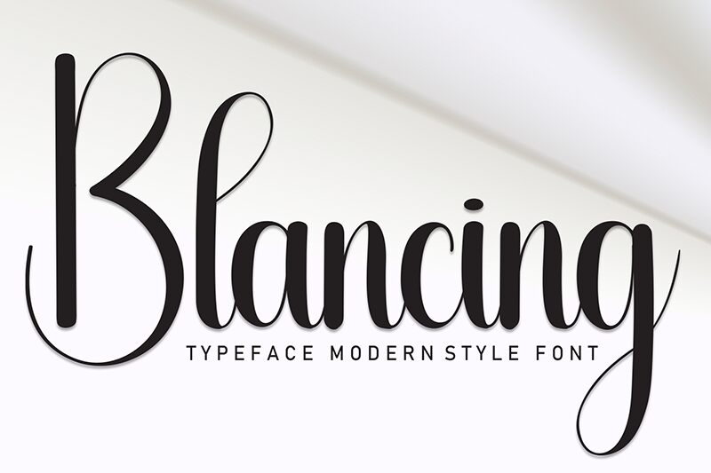 Blancing 字体