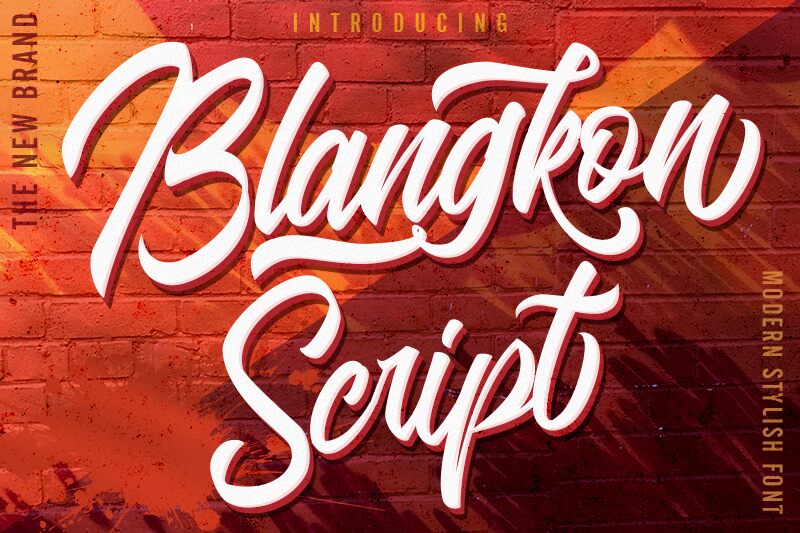 BlangkonScript Czcionka
