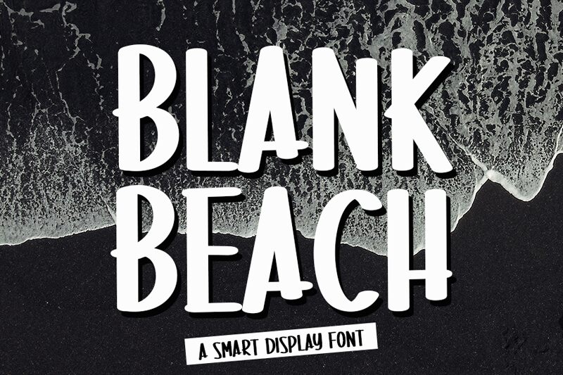 Blank Beach Шрифт