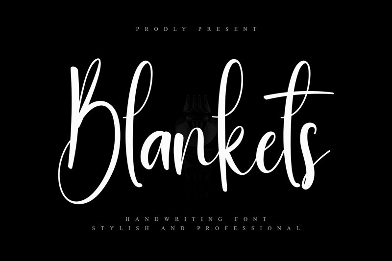 Blankets font