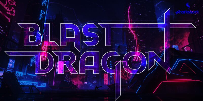 Blast Dragon Czcionka