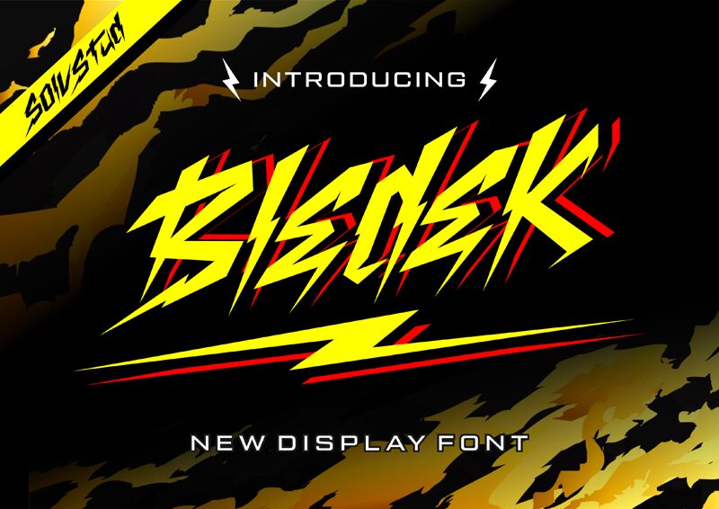 Bledek Schriftart