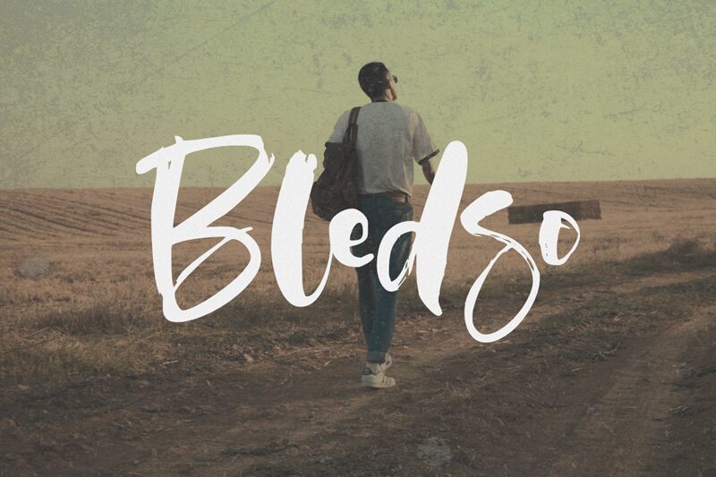 Bledso Schriftart