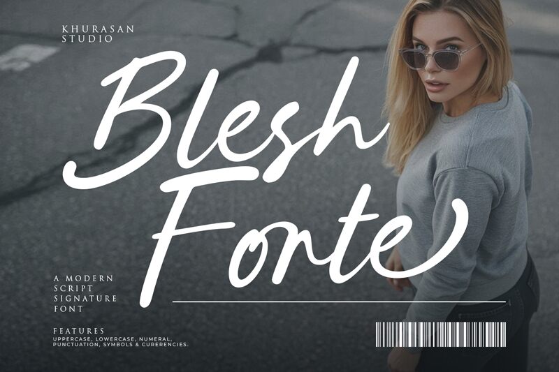 Blesh Forte — Prezentace písma