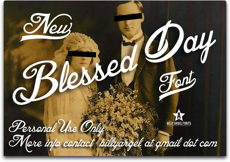 Blessed Day Czcionka