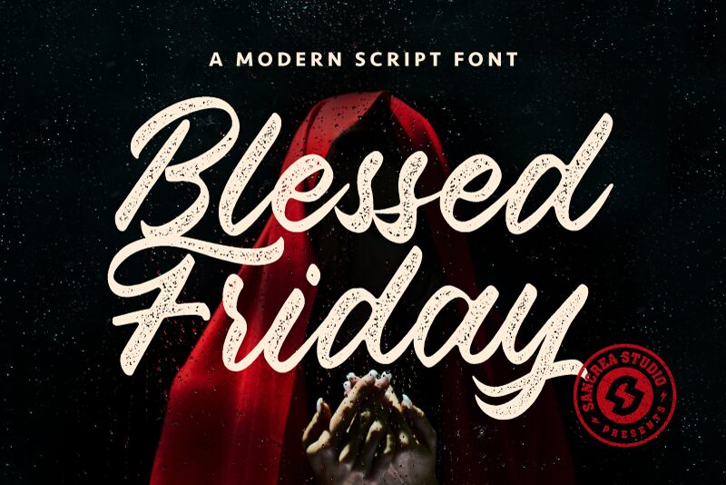 Blessed Friday Czcionka