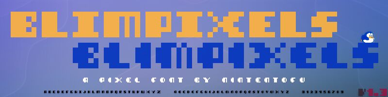 Blimpixels Czcionka