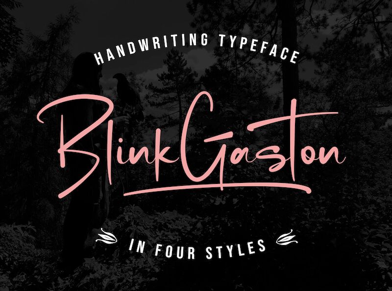 Blink Gaston Schriftart