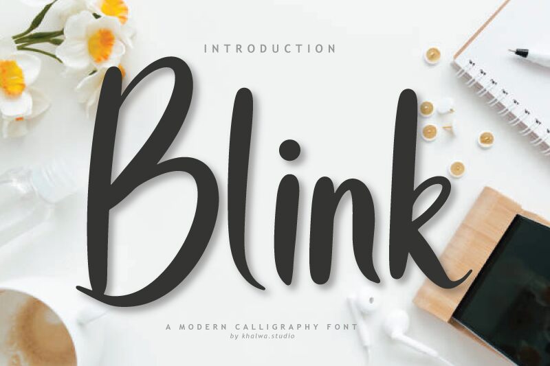 Blink Schriftart