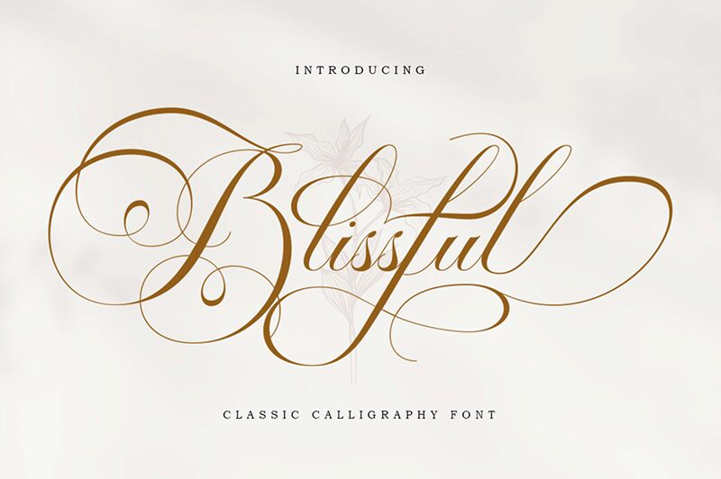 Blissful Script Carattere