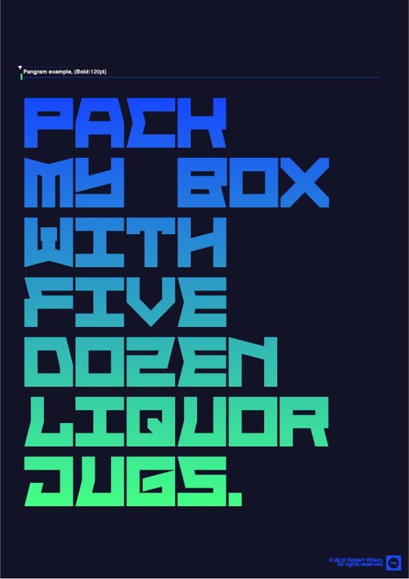 Block Face Schriftart