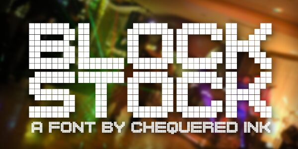 Block Stock Czcionka