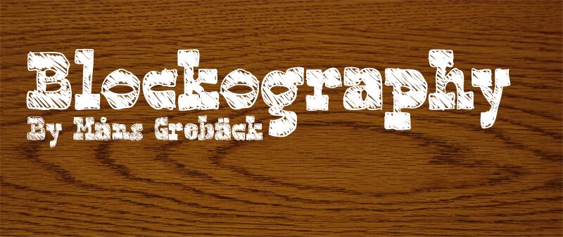 Blockography Schriftart