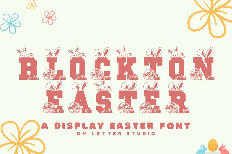 Blockton Easter Fonte