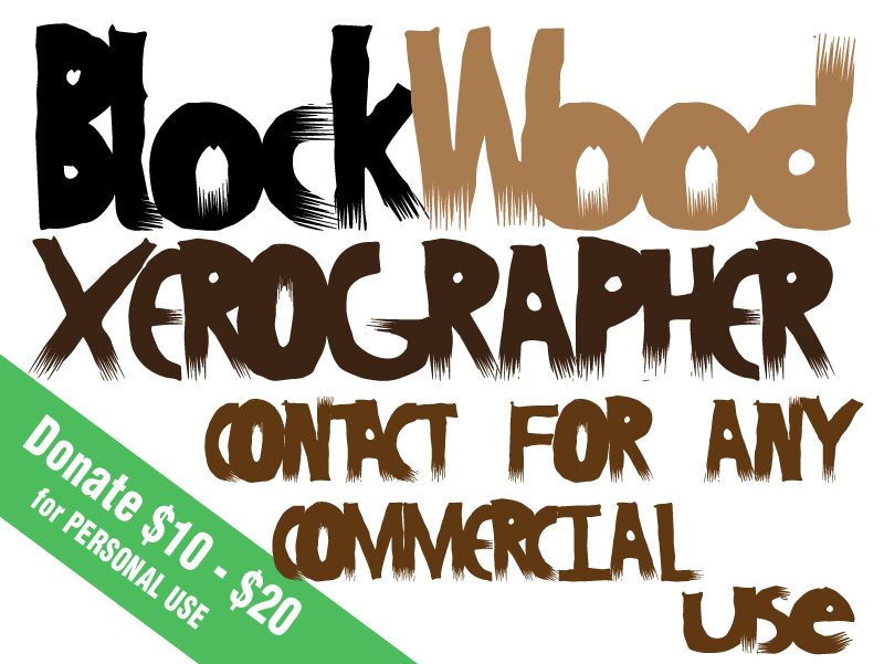 BlockWood Carattere