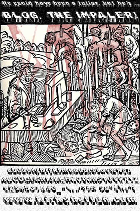 Blog the Impaler Czcionka