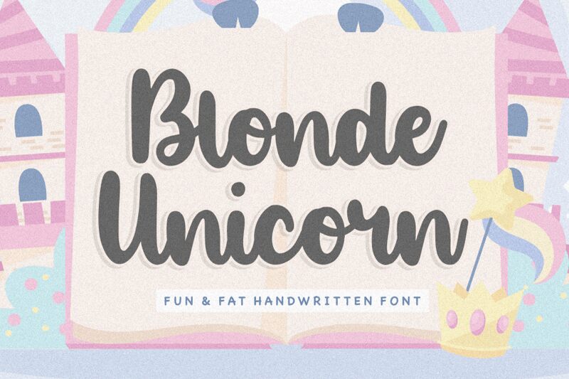 Blonde Unicorn الخط