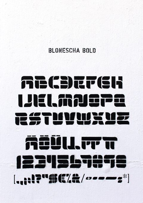 BLONESCHA  Schriftart