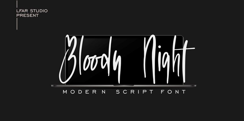 Bloody Night الخط 
