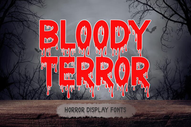 Bloody Terror Czcionka