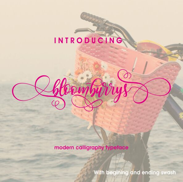 Bloomburrys Schriftart
