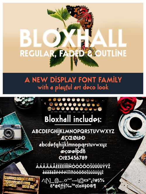 Bloxhall Sample Schriftart